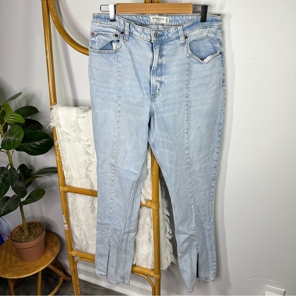 Abercrombie & Fitch The Skinny High Rise Curve Love sz 14 Long - Picture 3 of 6